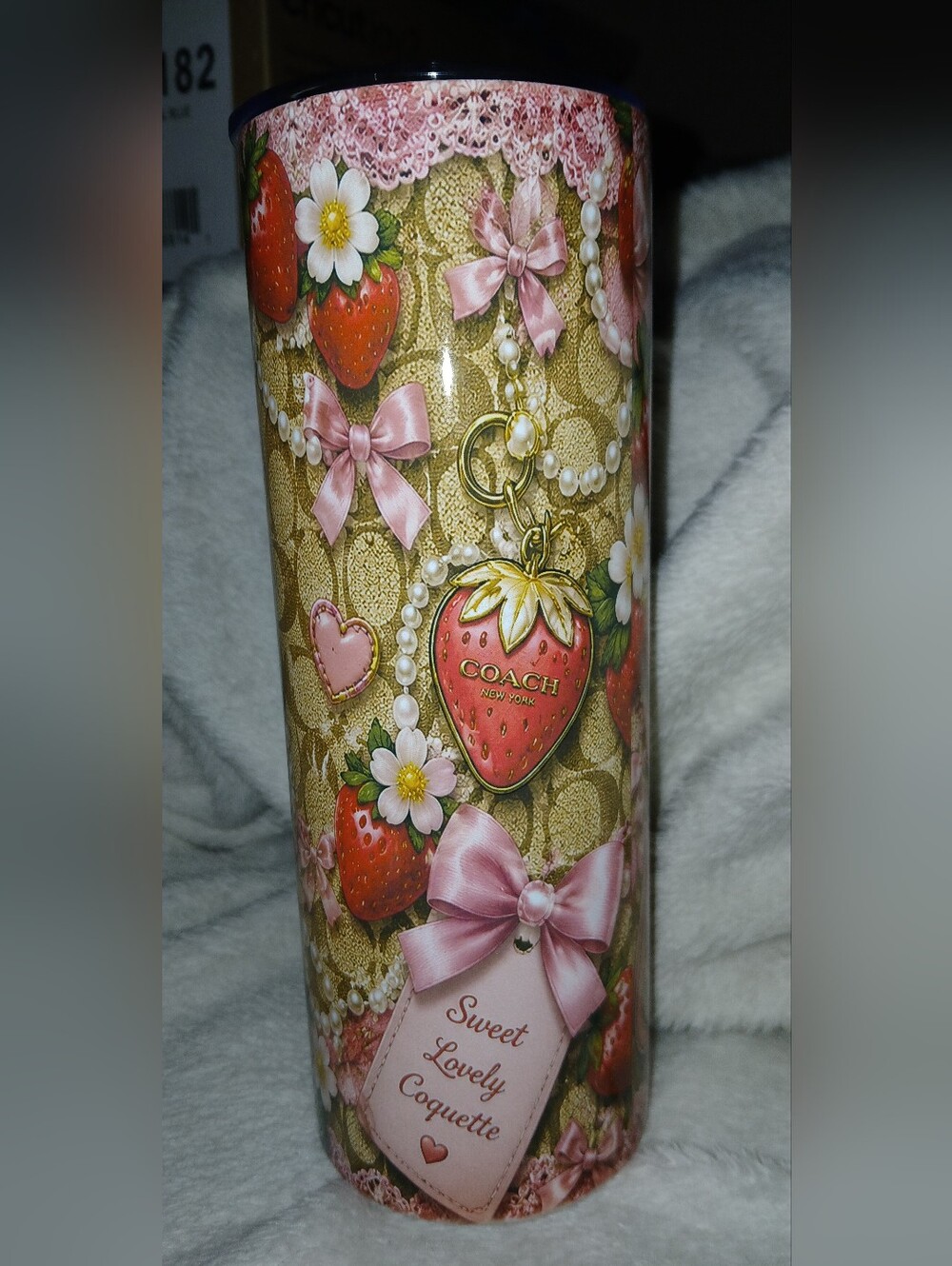 Pink Bow Signature Travel Tumbler - Picture 2 of 5
